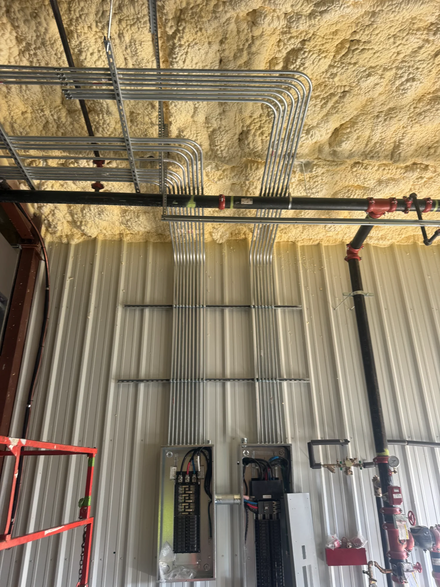Professional electrical conduit installation