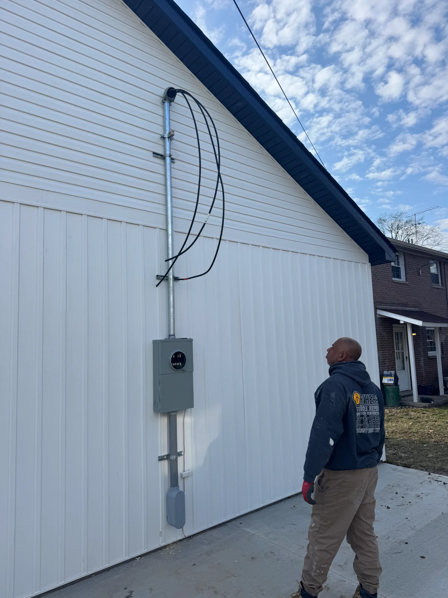 Brothers Electrical team at work